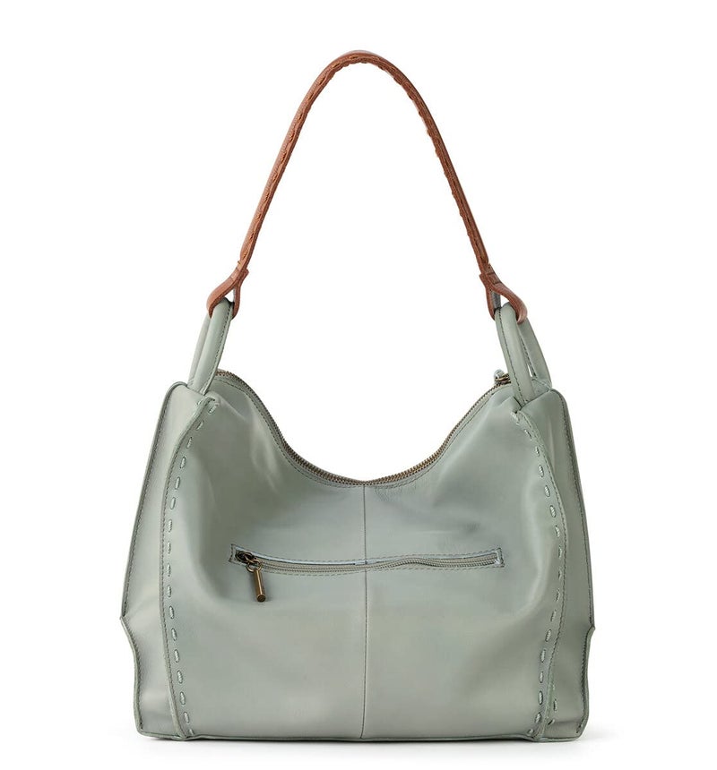 The Sak Los Feliz Hobo in Leather, Lined, Roomy Shoulder Purse, Meadow - Image 5