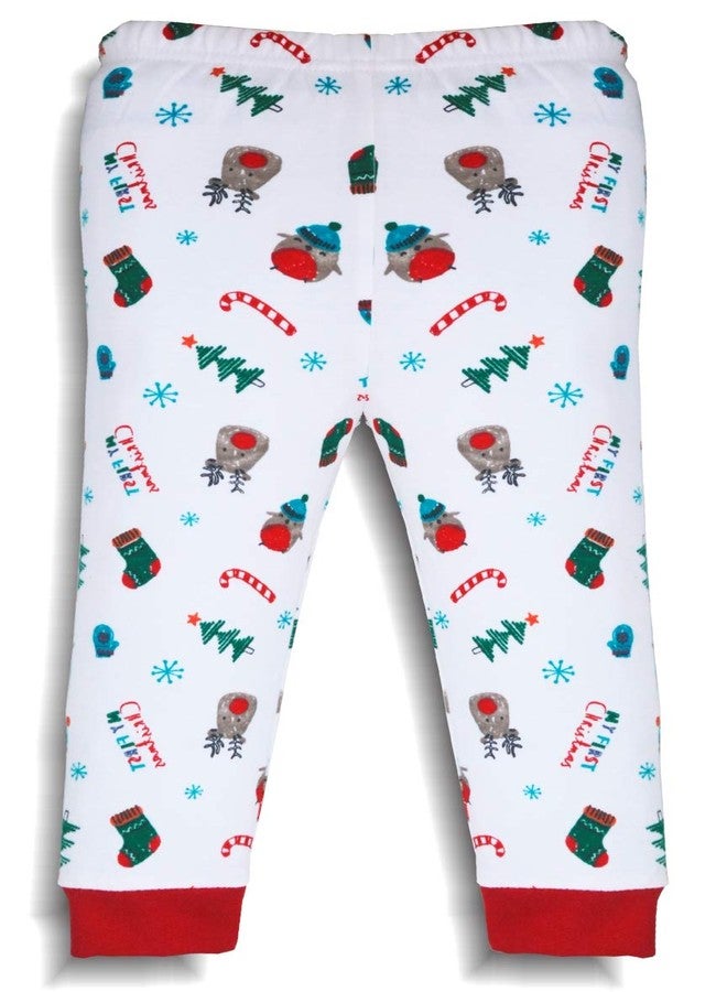 X2O Cotton Baby Pajama Pants with Rib (Unisex) (Multicolor) (Assorted Prints) (9 to 12 Months) Pants_006 - Image 4