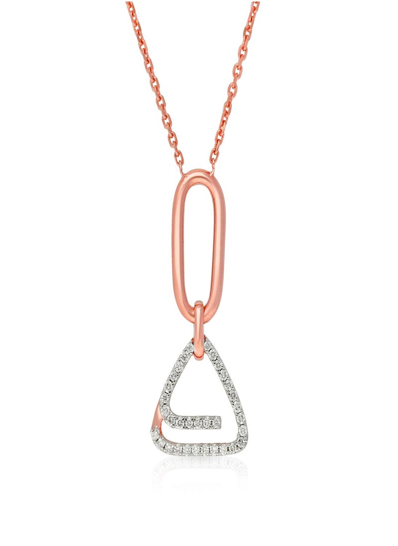 Malabar Gold and Diamonds 18k 750 Purity Mine Diamond Pendant MZOZOU058PN5  - Image 1