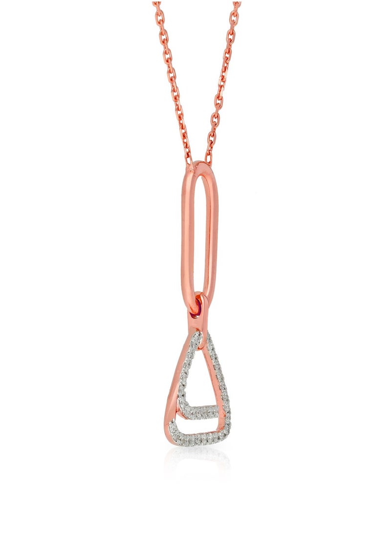 Malabar Gold and Diamonds 18k 750 Purity Mine Diamond Pendant MZOZOU058PN5  - Image 2