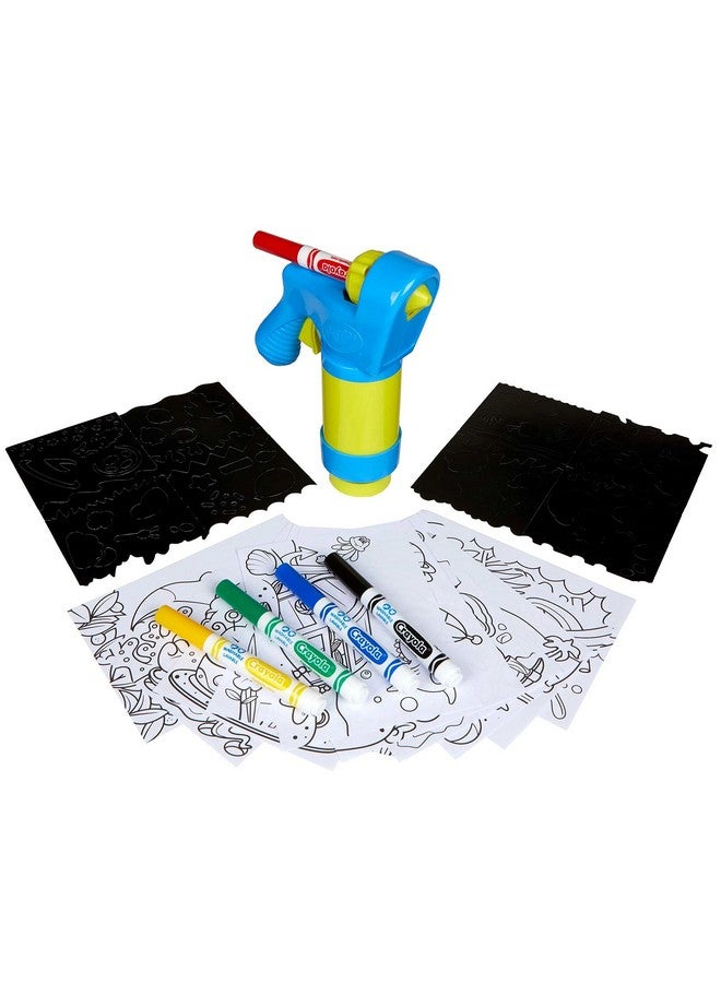 Crayola Mini Marker Sprayer Marker Airbrush Kit Gift For Kids 7 8 9 10 - Image 5