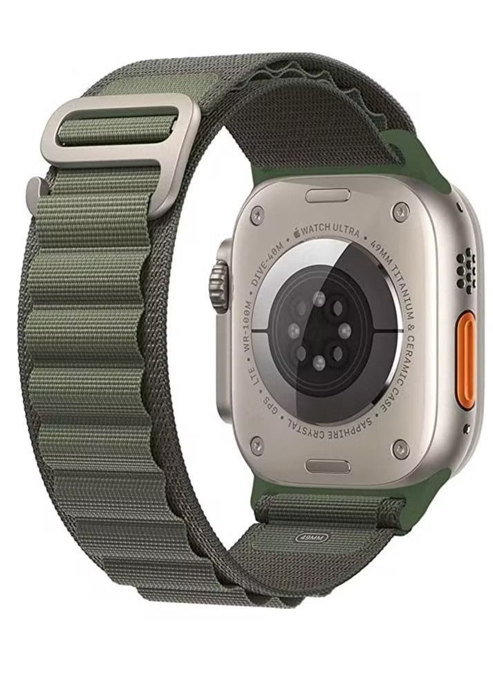 IAF - Apple Watch Alpine Loop Band 49mm/45mm/44mm Nylon Woven Sport Strap Compatible with iWatch Series 8/Ultra/7/SE/6/5/4/3/2/1 - Image 1