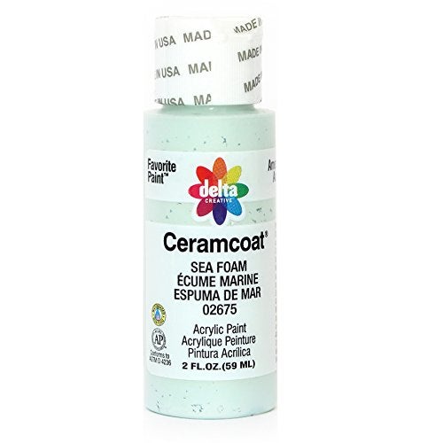 Delta Creative Ceramcoat Acrylic Paint in Assorted Colors (2 oz), 2675, Sea Foam - Image 1