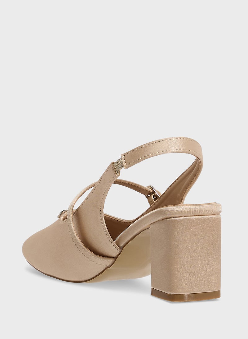 ELLA Mary-Jane Heeled Pump  - Image 3