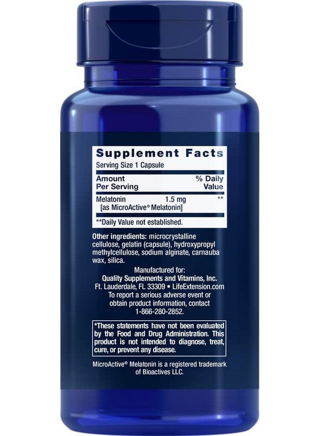 لايف إكستنشن كبسولات ميلاتونين IR/XR من لايف إكستنشن، 120 كبسولة - مفعول فوري وممتد المفعول لمدة 7 ساعات - مكمل غذائي ليلي - يدعم النوم - خالي من الكائنات المعدلة وراثيًا والغلوتين - Image 3