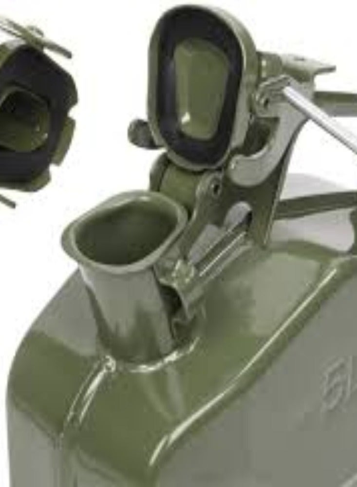 KNP 10-liter gasoline metal jerry can is engineered for durability and convenience, making it an ideal choice for storing and transporting gasoline. - Image 2