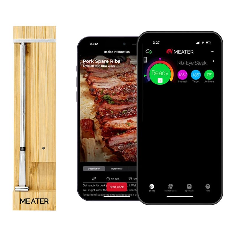 MEATER Pro / 2 Plus: Smart Bluetooth Wireless Meat Thermometer Digital | Lab-Certified Accuracy | Oven, Grill, Smoker, Air Fryer, BBQ, & Kitchen Cooking | Easy-to-Use with Free App - Image 1