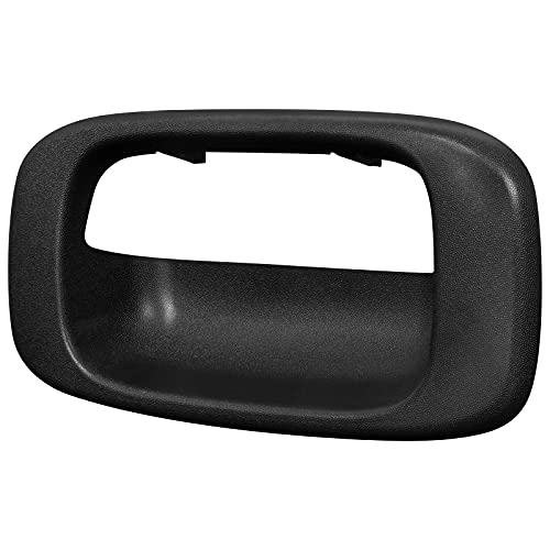 MuHize Tailgate Handle Bezel & Latch Replacement for 1999-2007 Chevy Silverado & GMC Sierra - OEM Car Handle Fit Black (Fits Regular/Extended/Crew Cab) - Image 1
