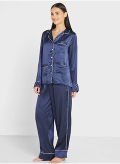 Khizana Satin Pyjama Pant Set  - Image 5