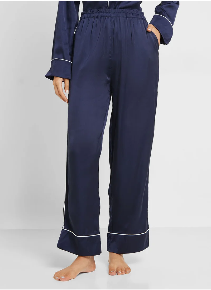 Khizana Satin Pyjama Pant Set