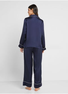 Khizana Satin Pyjama Pant Set  - Image 2