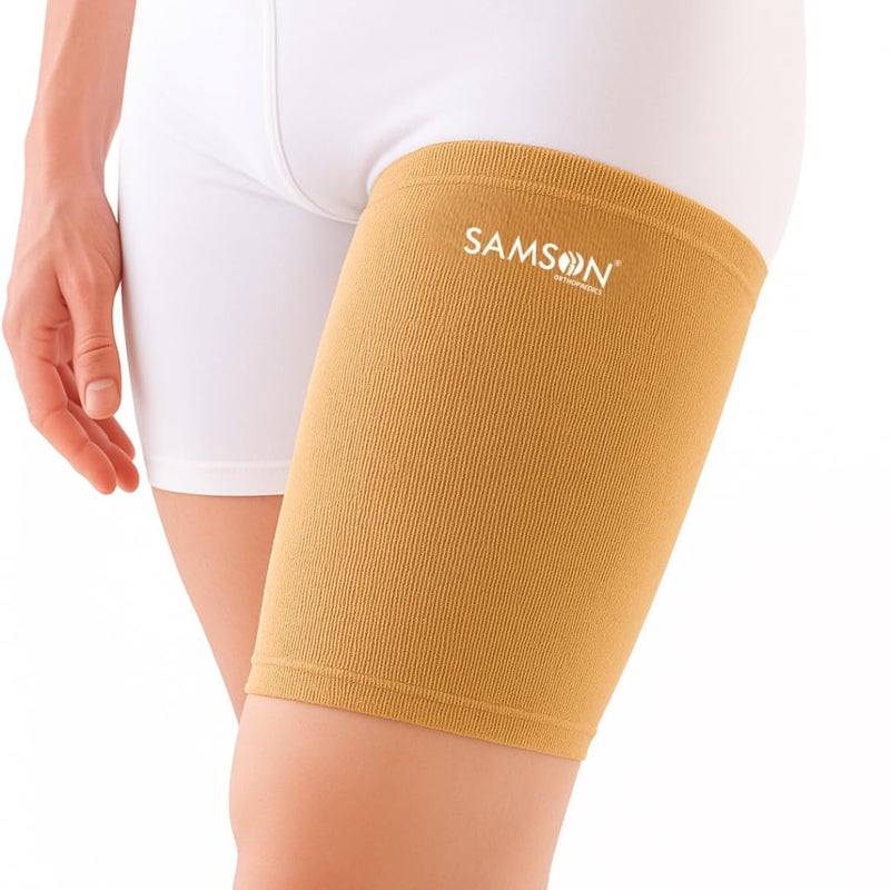 Samson Thigh Support – Compression Support for Pain Relief, Breathable, Anti-Slip (Pair, Medium) - Image 1