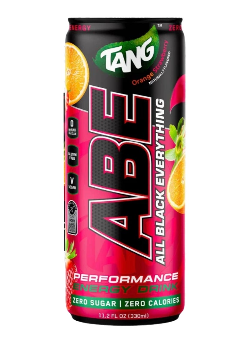 Applied Nutrition ABE Sugar-Free Energy Drink – Tangy Orange Strawberry Flavor Food Supplement Pre-Workout  330m - Image 2