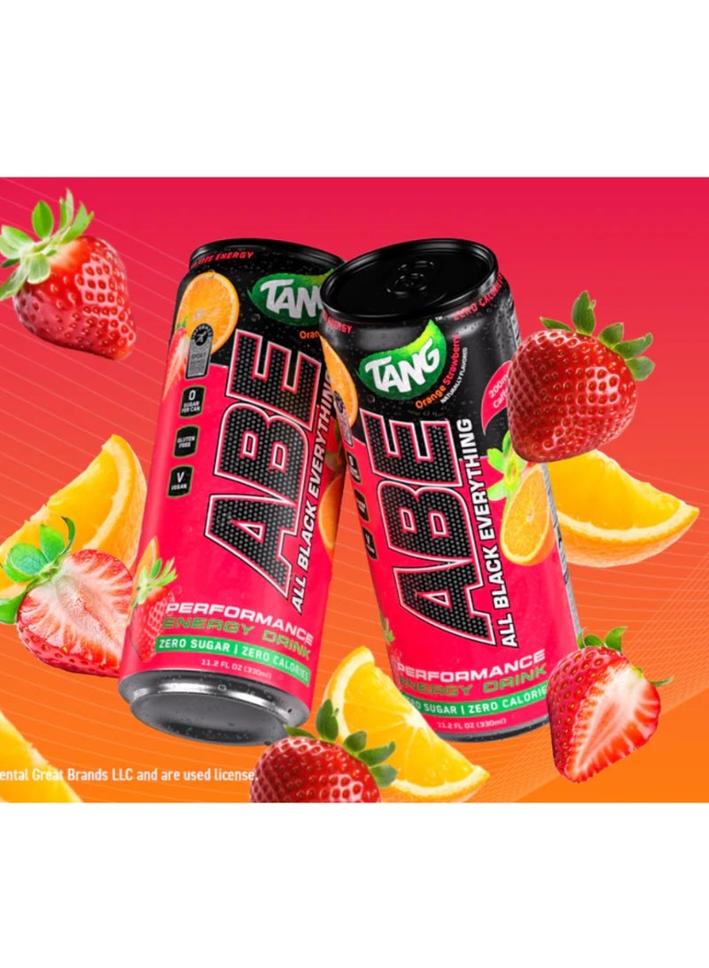 Applied Nutrition ABE Sugar-Free Energy Drink – Tangy Orange Strawberry Flavor Food Supplement Pre-Workout  330m - Image 3