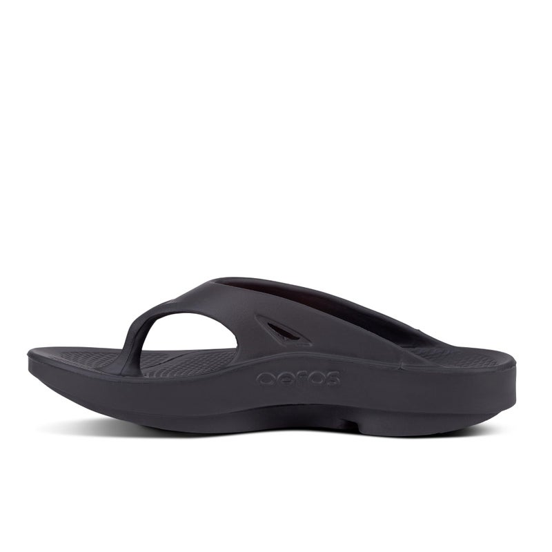 OOFOS OOriginal Recovery Sandal, Black - Womenâ€™s Size 8, Menâ€™s Size 6 - Image 3