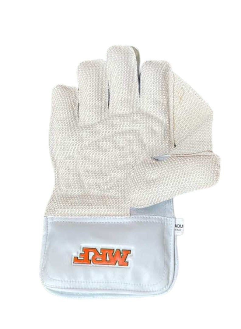MRF MRF Masterclass Cricket Wicket Keeping Gloves, Premium Leather, Natural Cup Palm Design - Image 2