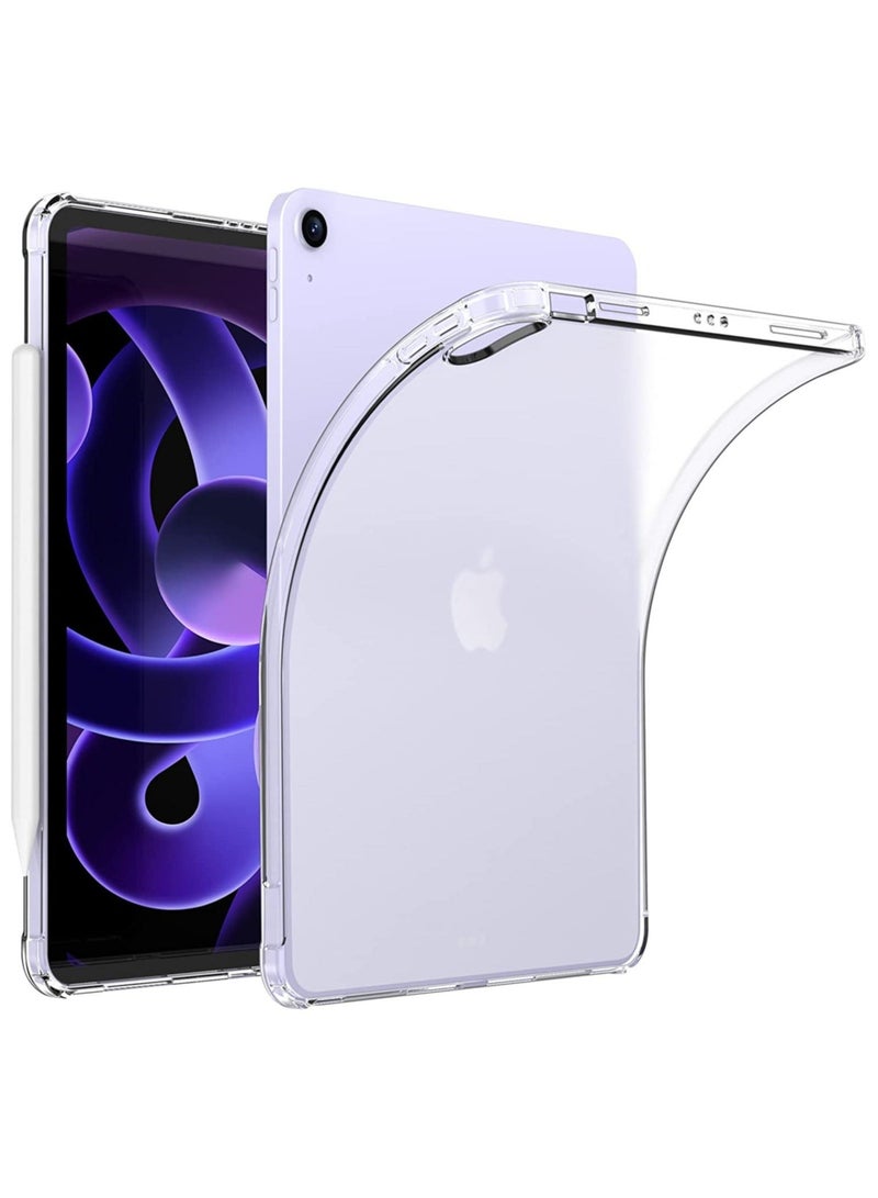 Raxoom iPad Air 5th Generation Case, TPU Cover for iPad Air 5th/4th Generation 10.9 Inch 2022/2020ï¼ŒFrosted Transparent Shockproof Protective Case - Image 1