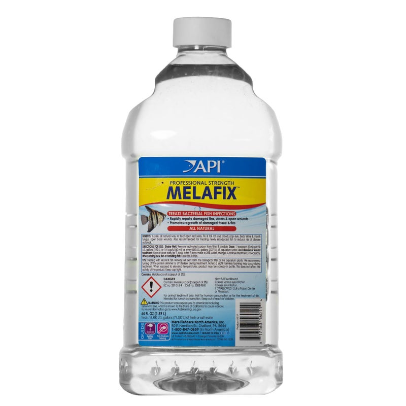API MELAFIX Freshwater Fish Bacterial Infection Remedy 64-Ounce Bottle - Image 1