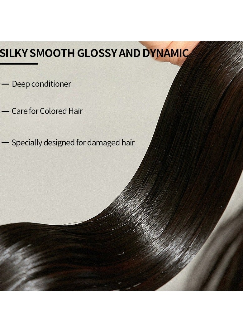 روزينو قناع الشعر الكيراتيني للشعر الجاف، ترطيب، تنعيم وتحسين الشعر المجعد - Image 4