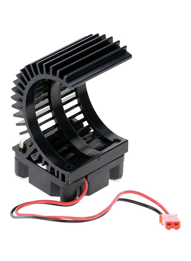 NIBEMINENT 7014 Motor Heat Sink With Cooling Fan For 1/10 HSP RC Car 540/550 3650 - Image 1