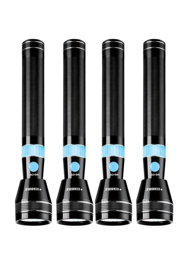 Stargold - Emergency Torch Light Rechargeable Led Flashlight Set Of 4 - Image 1