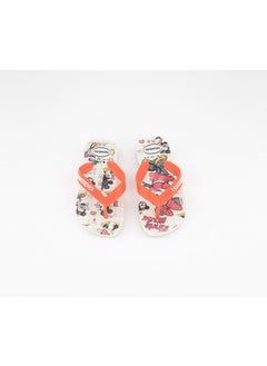 havaianas Toddler Girls Disney Stylish Slippers, White and Coral New  - Image 3