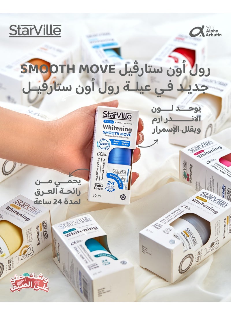 ستارفيل مزيل عرق دوار لتفتيح البشرة ونعومتها 60 مل - Image 2