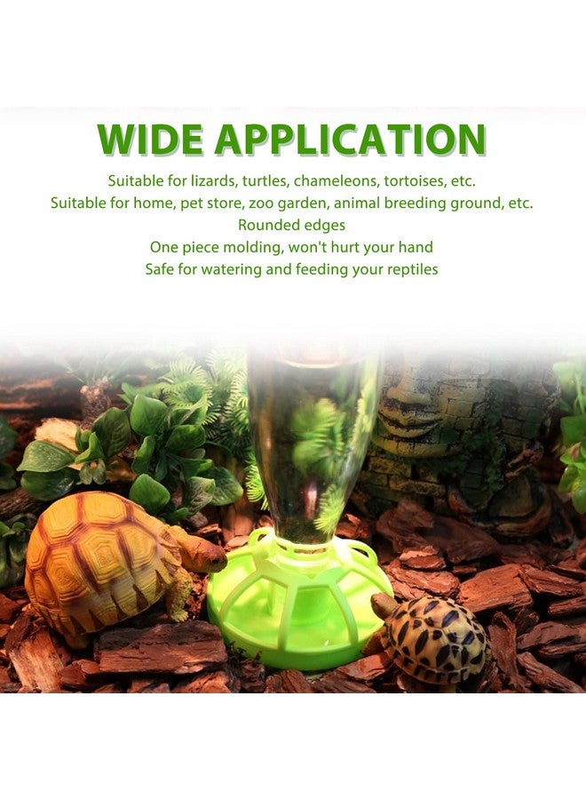 Generic Turtle Water Bowl, Tortoise Water Bowl Reptile Water Bowl Automatic Turtle Feeder Reptile Water Bottle Chameleon Water Dripper for Lizard Tortoise Chameleon (Large) - Image 4