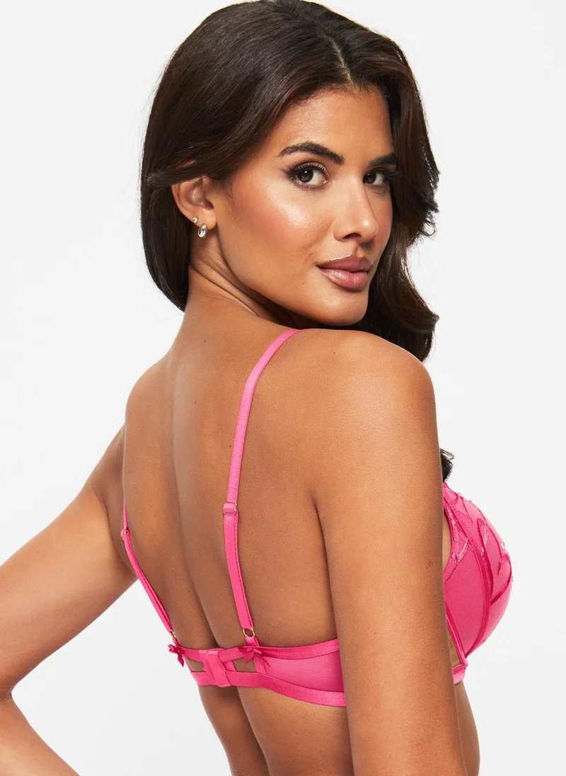 Ann Summers Mid Pink Ann Summers Love Struck Padded Plunge Bra for Women | Best Price UAE