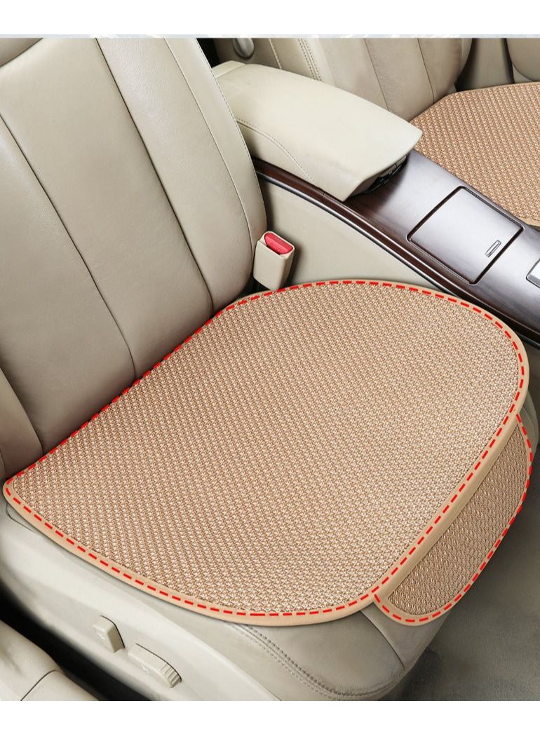 DUNISO 3PCS Auto Breathable Universal Four Seasons Car Seat Covers Luxury Include Front Car Seat Protector and Rear Car Seat Cushion Compatible with 95% Vehicle Fit for Cars Truck SUV or Vans - Image 5