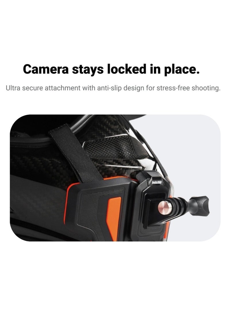 Insta360 Motorcycle Full Face Helmet Chin Mount for Action Camera First Person POV Vlogging  - Image 2