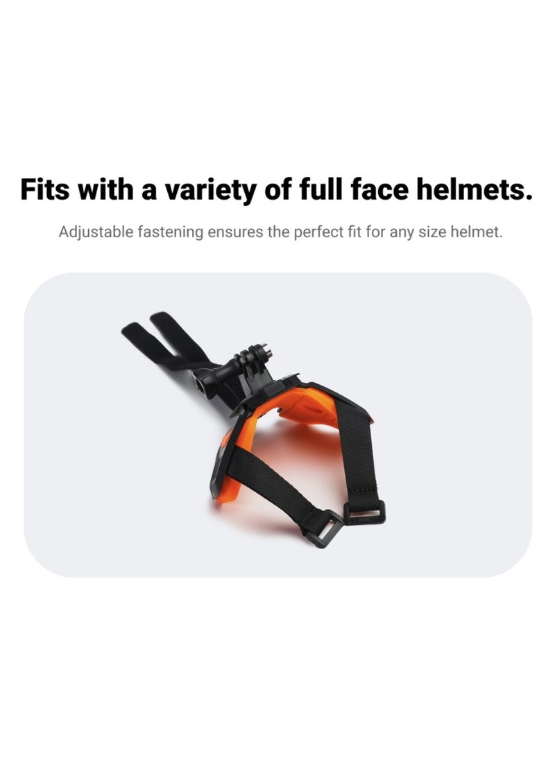 Insta360 Motorcycle Full Face Helmet Chin Mount for Action Camera First Person POV Vlogging  - Image 4
