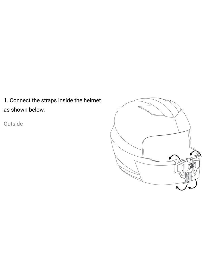 Insta360 - Motorcycle Full Face Helmet Chin Mount for Action Camera First Person POV Vlogging - Image 1