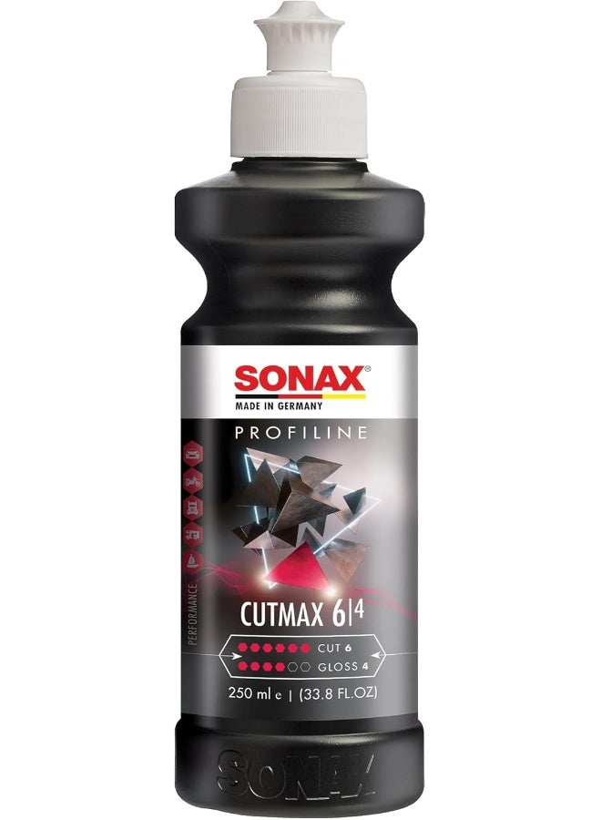 SONAX SONAX Profiline CutMax 6/4 â€“ Professional Cutting Compound for Deep Scratch Removal and High-Gloss Finish â€“ 250mL  - Image 1