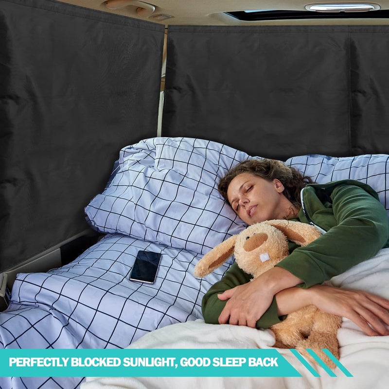 VANPET Oversized Car Curtains 3-Piece Set - Image 3