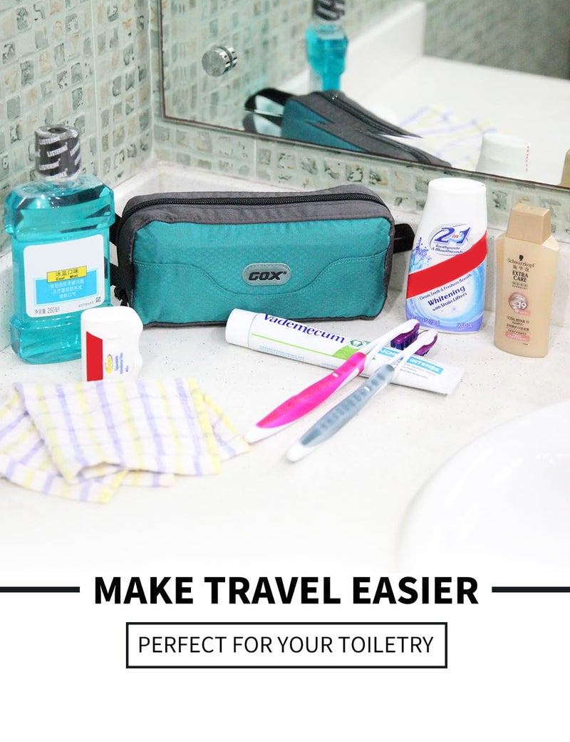 GOX Travel Toiletry Bag Dopp Kit Case for Men Multifunction Packing Organizer Pouch - Image 2