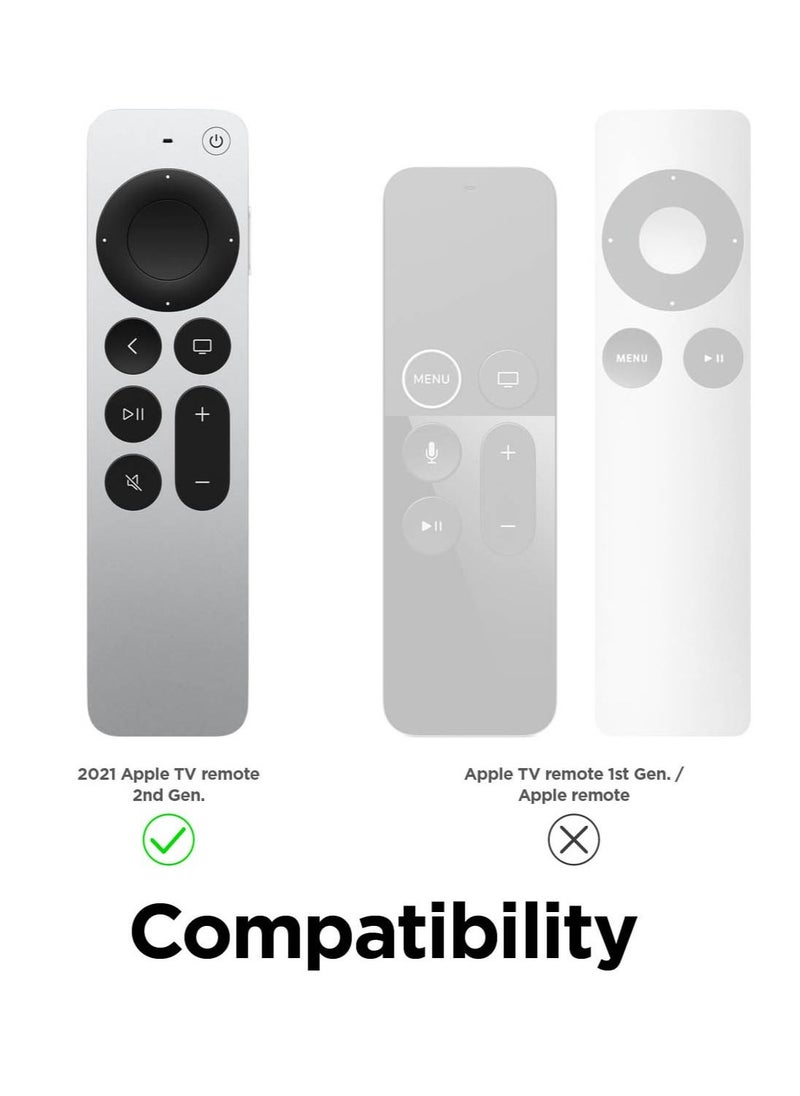 Elago - R2 Slim for Apple TV 4K HD Siri Remote 3rd Generation (2022) and Apple TV Siri Remote 2nd Gen (2021) Case Cover with Full Access to All Functions - Red - Image 1
