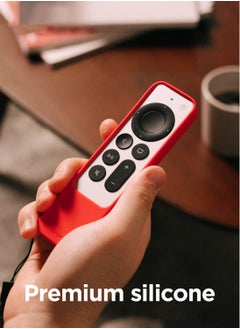 Elago R2 Slim for Apple TV 4K HD Siri Remote 3rd Generation (2022) and Apple TV Siri Remote 2nd Gen (2021) Case Cover with Full Access to All Functions - Red  - Image 4
