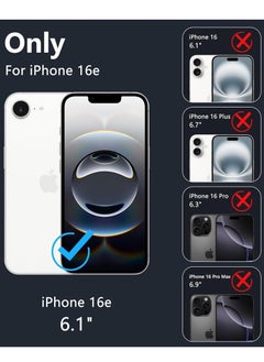 TIGER iPhone 16e 6.1-Inch Clear Case – Shockproof & Anti-Yellowing Transparent Cover, Slim & Scratch-Resistant TPU Protection, HD Crystal Clear Back, Lightweight & Wireless Charging Compatible  - Image 5