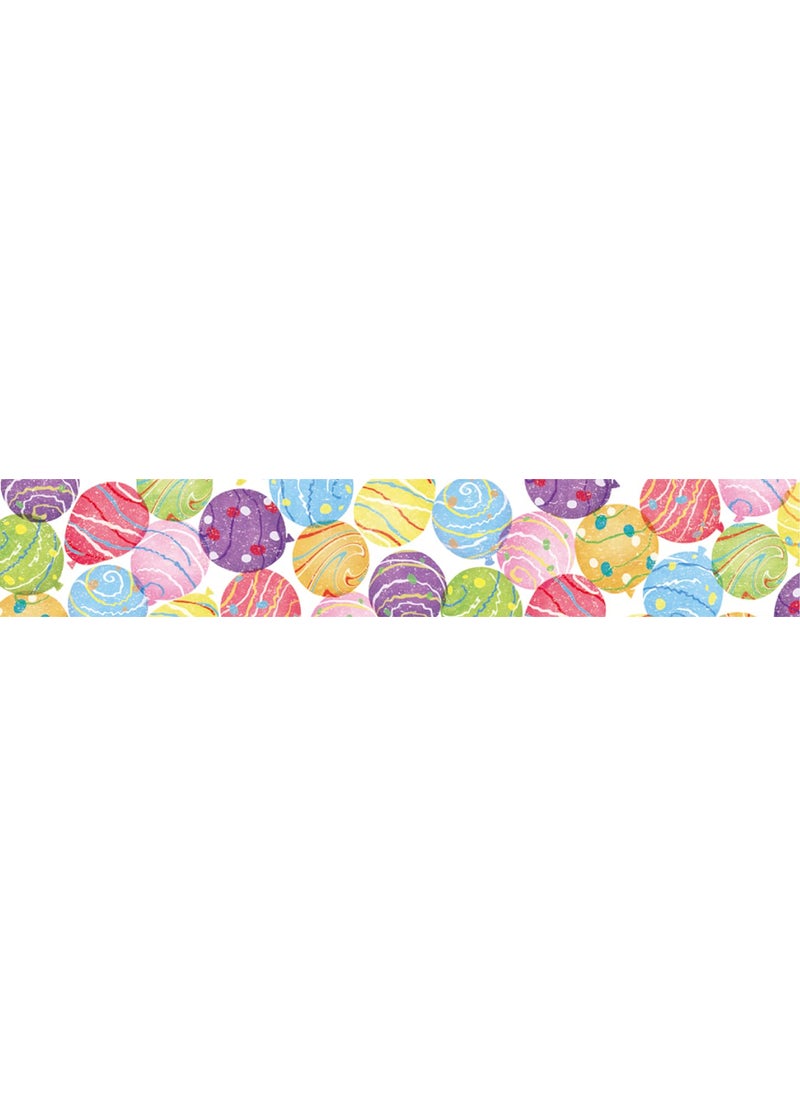 MT - mt Washi Masking Tape EX Series, 15 mm x 7 mtrs Shade - YoYo Balloon, (Pack of 1) - Image 1