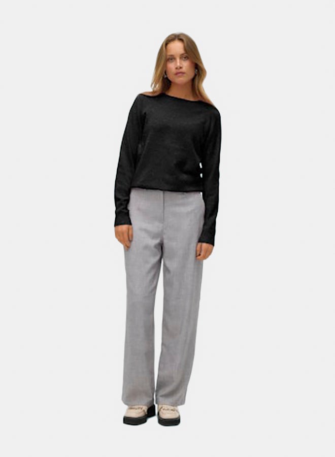 VERO MODA VERO MODA Womens Doffy Longsleeve O-Neck Blouse  - Image 1