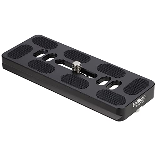 Leftfoto 100mm Quick Release Plate, Universal Camera QR Plate,Quick Shoe Plates Fits Arca Swiss Standard Clamp for DSLR Camera Tripod Ballhead - Image 1