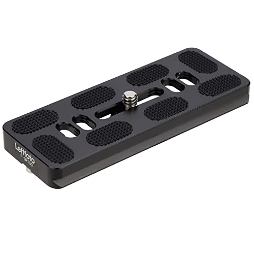 Leftfoto 100mm Quick Release Plate, Universal Camera QR Plate,Quick Shoe Plates Fits Arca Swiss Standard Clamp for DSLR Camera Tripod Ballhead - Image 2