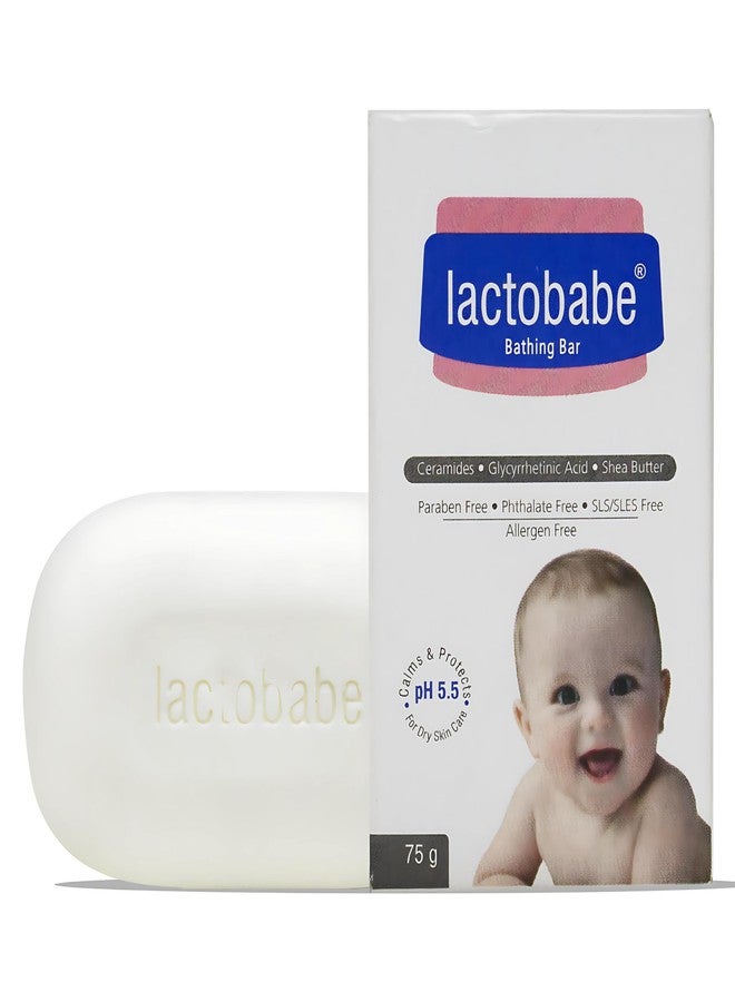 APPLE THERAPEUTICS Lactobabe Bathing Bar 75g x 2 | pH 5.5 Moisturizing Bar for Baby’s Sensitive Skin | Gentle Cleansing Skin Friendly 100% Soap Free Pediatrician Recommended | Almond oil & Milk Proteins | Pack of 2 - Image 5