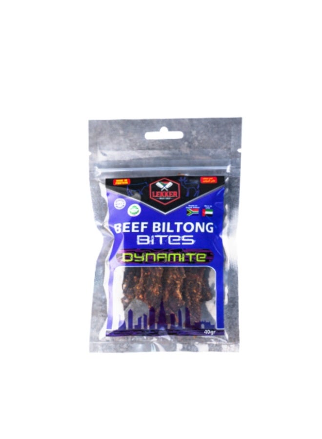 Beef Biltong Sticks, Dynamite - 40g, UAE