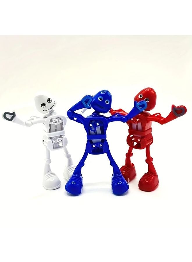 Blue Wind Up Dancing Robot Toy Fun Creative Swing Motion Gift For Holidays - Image 2