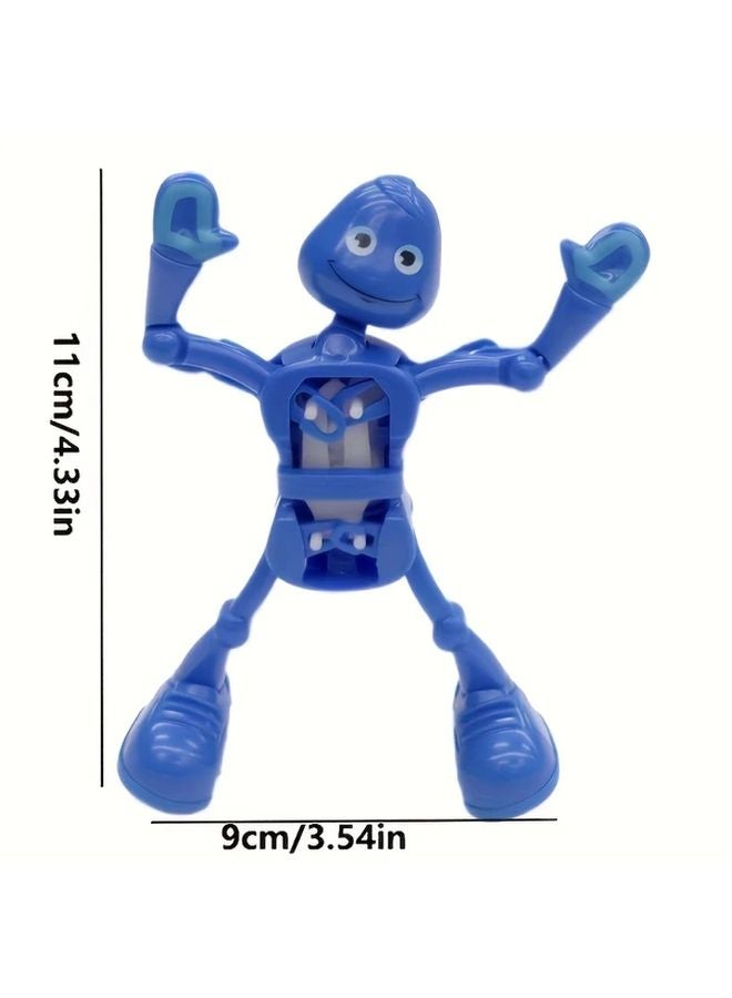 Blue Wind Up Dancing Robot Toy Fun Creative Swing Motion Gift For Holidays - Image 3