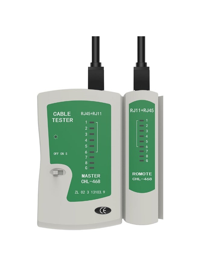 RJ45 RJ11Cat5 Cat6 LAN Cable Tester Handheld Network Cable Tester Wire Telephone Line Detector Tracker Tool kit - Image 1