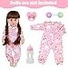 18INDC 5 Pcs Doll Carrier and Accessories for 1622 Inch Doll Baby Doll Carrier for 17 Inch baby doll Doll Stuff Carrier Backpack Set for 18 Inch Doll - Image 4