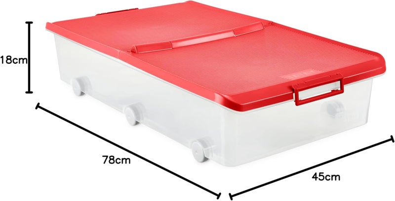 Tatay Underbed Organizing Tray - 32 Litre Capacity - Image 4